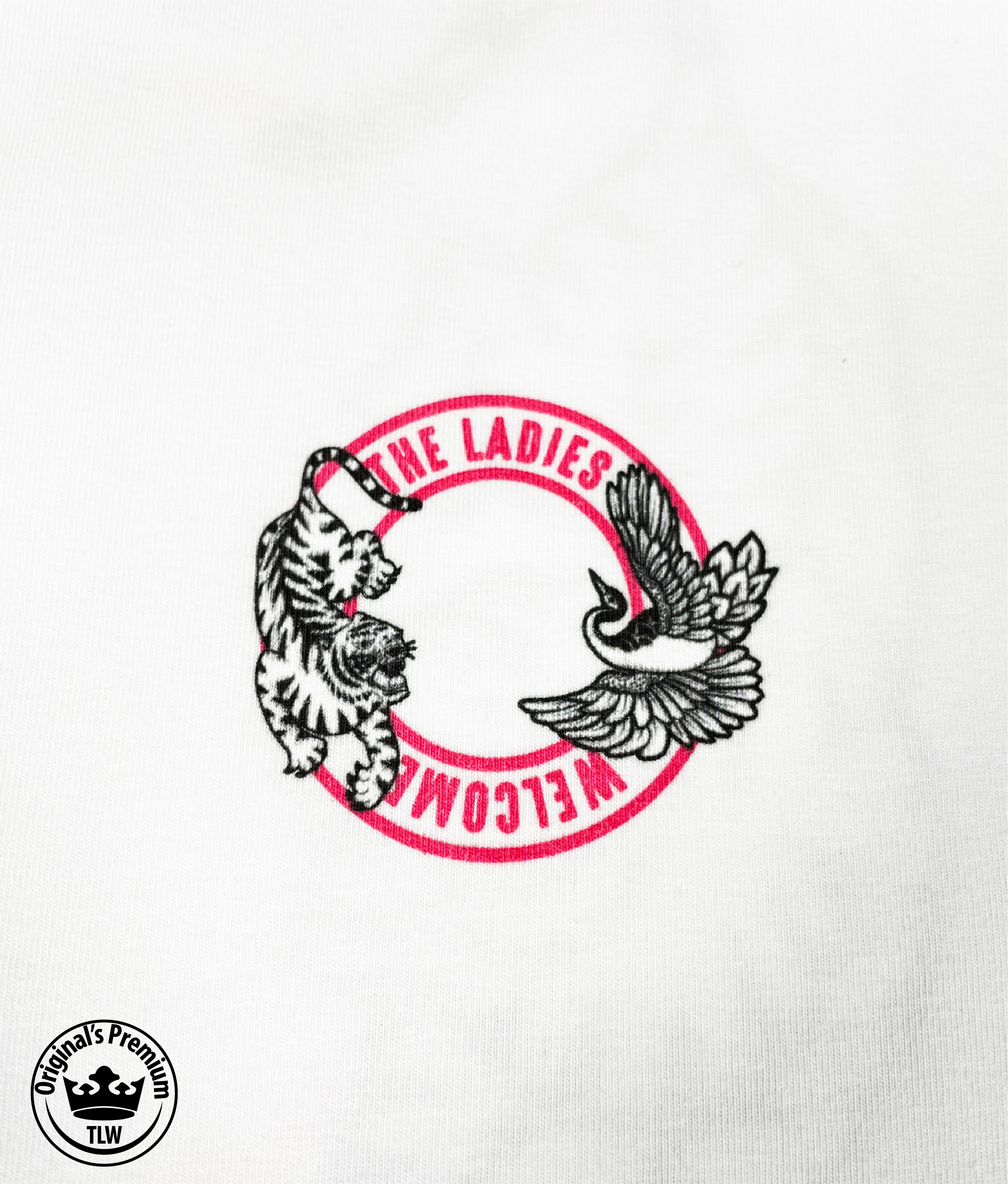 Premium T-shirt Tiger Crane Red