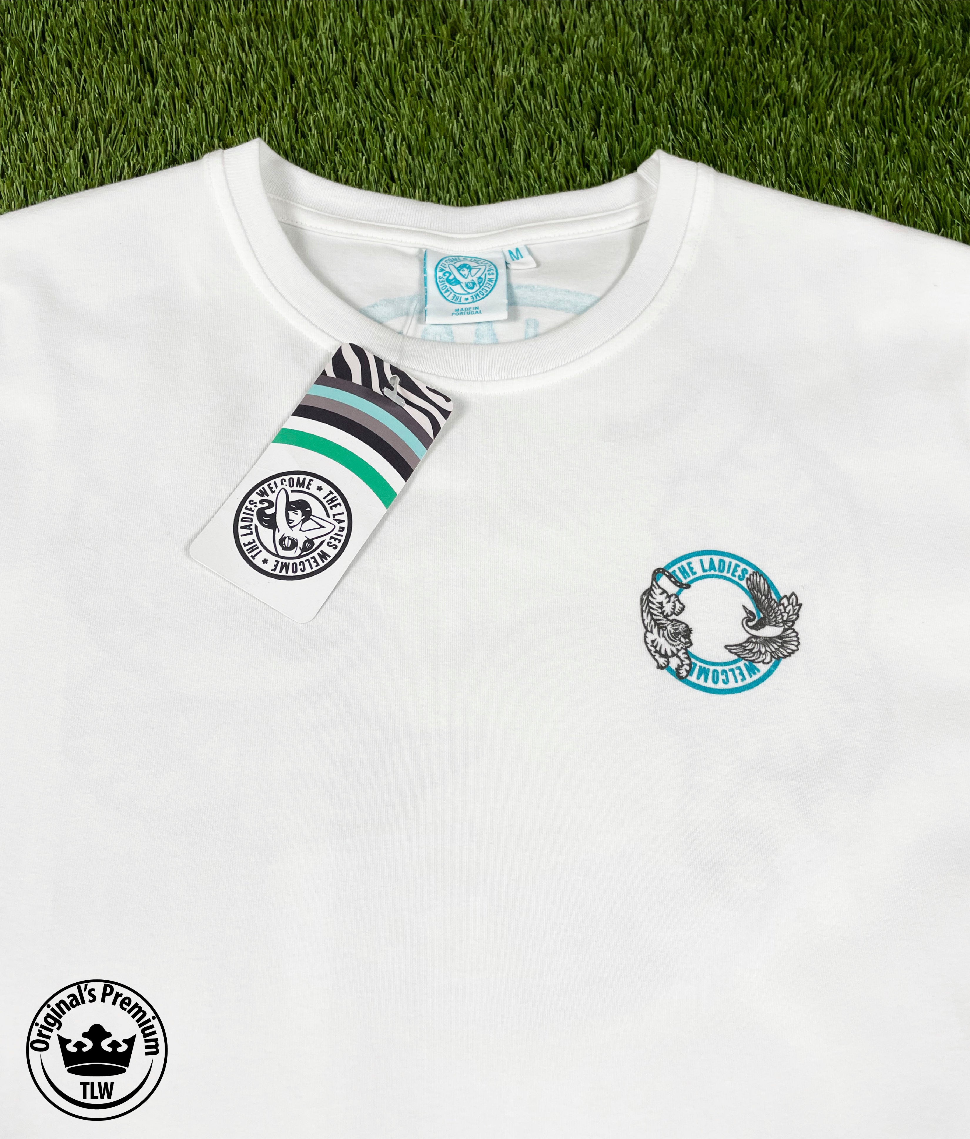 Premium T-shirt Tiger Crane Blue