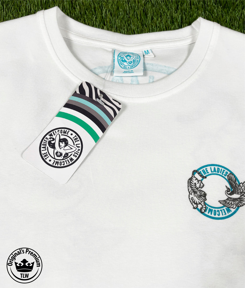 Premium T-shirt Tiger Crane Blue